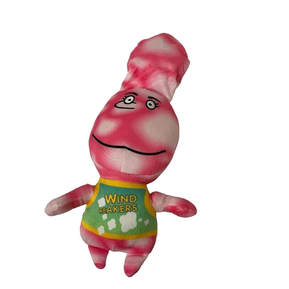Plush ELEMENTAL Doll Pink Tie Dye Cloud Wind Breakers Top 13" Stuffed Toy